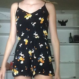 h&m floral romper
